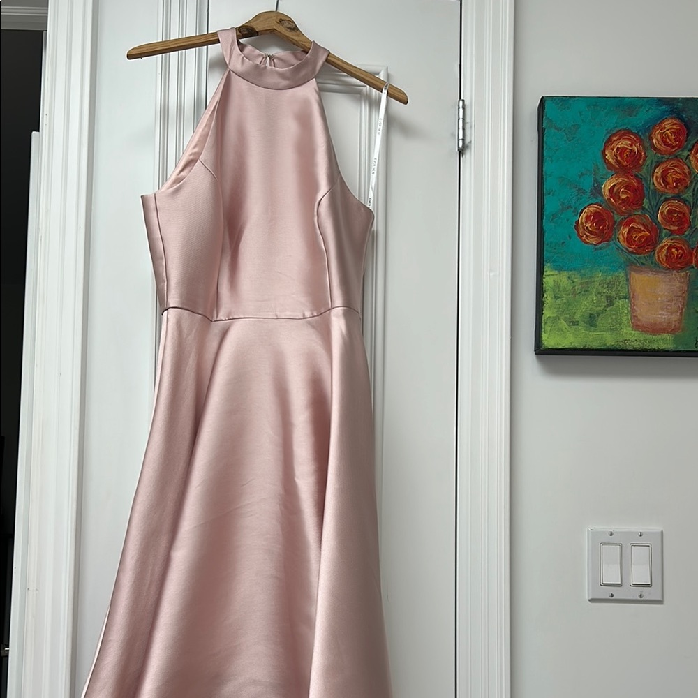 Ever New Pink Halter A-Line Dress
